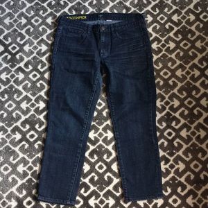 J. CREW Dark wash denim